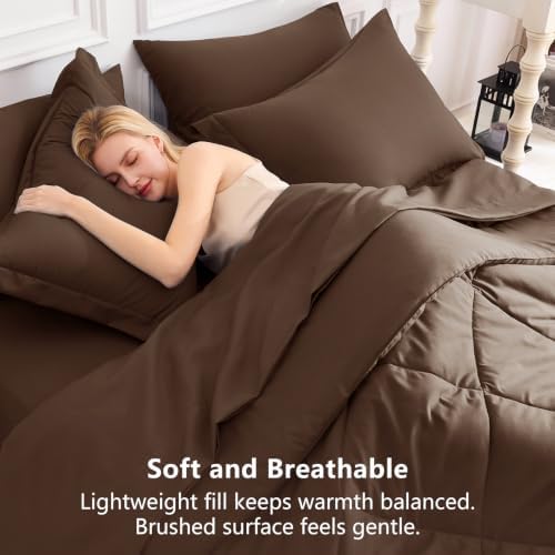 CozyLux Super King Comforter Set 120"x120", 7 Piece - Image 4