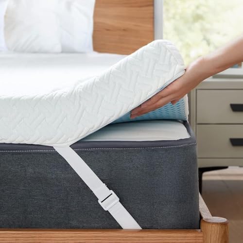 PERLECARE Full Size 3 inch Cooling Mattress Topper by PERLECARE-Becausewecare%E2%80%A6