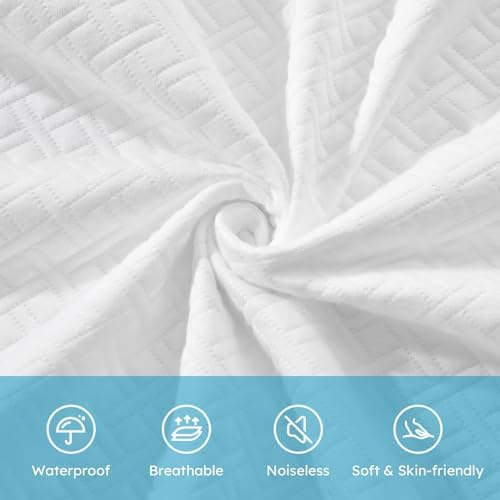 Cozymaker Queen Size 100% Waterproof Mattress Protector - Image 2