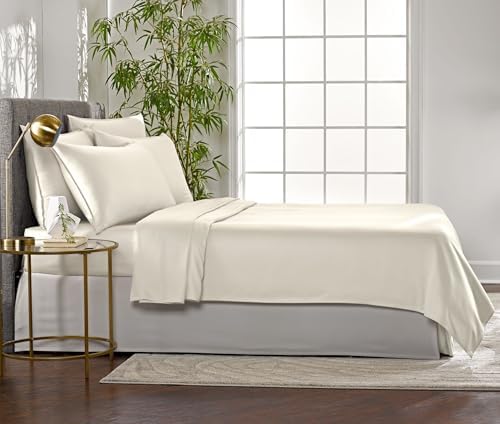 Pure Bamboo Full Sheets, Genuine 100% Organic Viscose Derived from Bamboo Bed - Image 4
