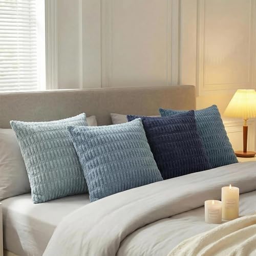 Fancy Homi 4 Packs Decorative Throw Pillow Covers - Image 3