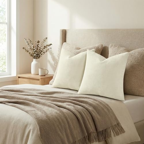 decorUhome Chenille Decorative Throw Pillow Covers 12x20 Set of 2 - Image 7