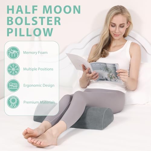 Half Moon Pillow, Memory Foam Leg Pillows - Image 5