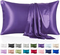 Silk Like Satin Pillowcase Cal King Size, 2 Pack, 20x40 Inches by VCUSUELER