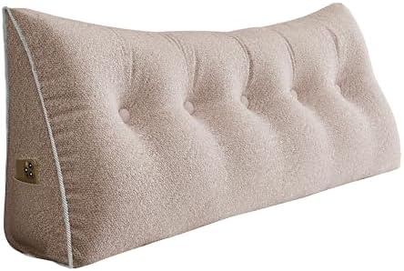 Triangle Reading Pillow Queen Size XXL Wedge Headboard Extra Large Back Support by Bncktrd