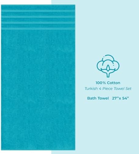 American Soft Linen 100% Cotton Luxury Turkish Towels, 4 PC Bath Towel Set - Image 4