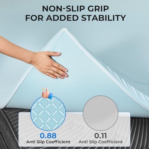 OhGeni 3 Inch King Memory Foam Mattress Topper Pad - Image 4