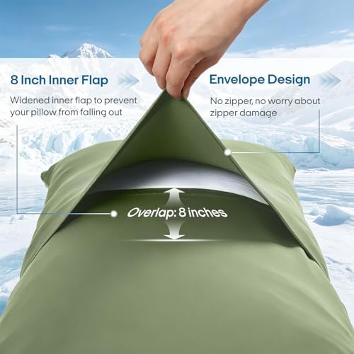 ZonLi Cooling Body Pillowcase for Hot Sleepers, Breathable Body Pillow Cover - Image 6