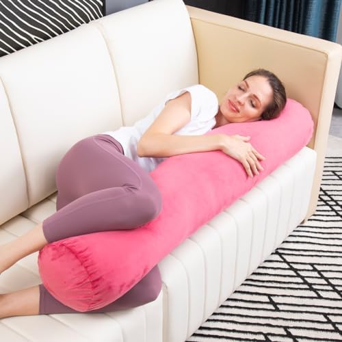 1 MIDDLE ONE Bolster Pillow for Bed, Long Round Body Pillow for Adults - Image 4