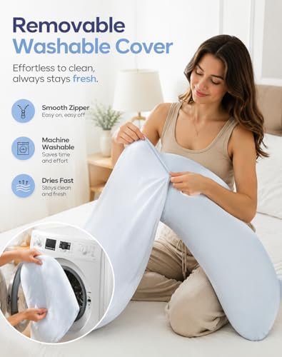 Body Cooling Pillow, Double Wave Curve Side Sleeper Pillow, Cooling Side - Image 4