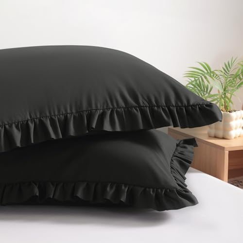 BEDSUM King Ruffled Pillow Shams by BEDSUM