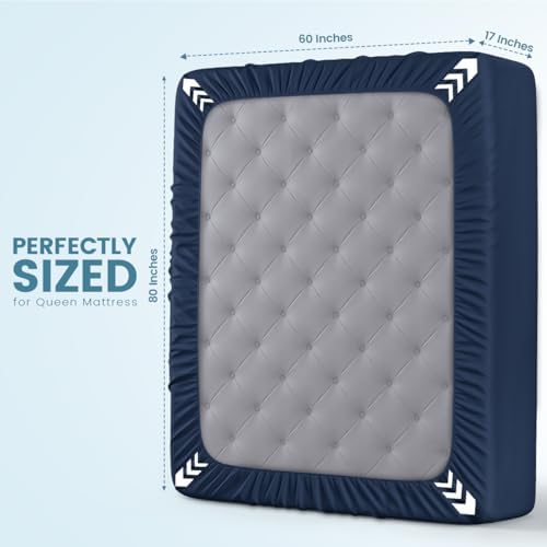 Waterproof Queen Size Mattress Protector fits Upto 17" Deep Pocket - Image 4
