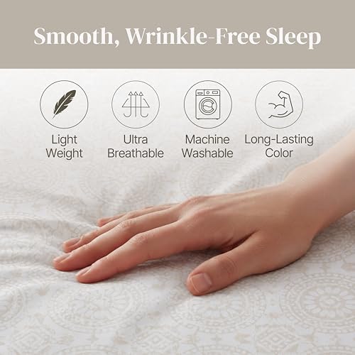 Modern Threads Printed 3-Piece Extra Soft Bedding Sheets & Pillowcase Set - Image 7