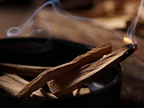 Sandalwood Sticks Wild Harvested High Resin Smudging Sticks,Perfect Smudge Stick for Mediation Yoga or Prayer, All Natural Light Scented Sandalwood Sticks, Pack of 20 Holy Sticks.