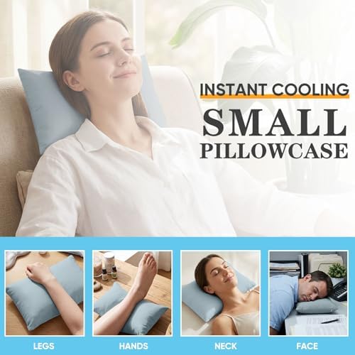 Hahafelt 2 Pack 7"x11" Cooling Small Pillowcase - Image 4