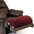 Wesiti Recliner Leg Rest Cushion Footrest Pillow Elevate Feet, Wine Red by Unteilti