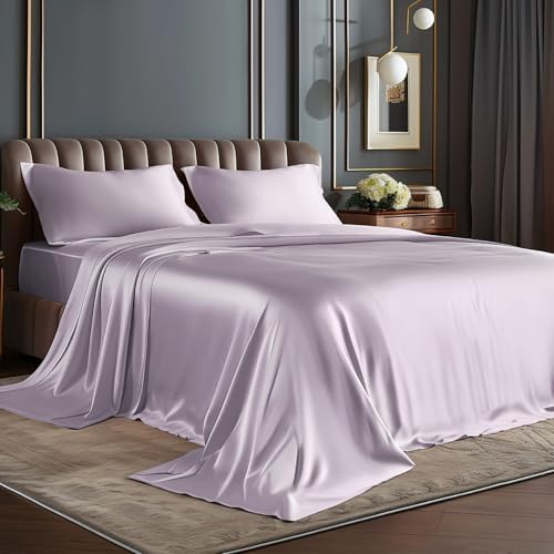 BEDELITE Satin Sheets Twin Size Bed Set, 3 Pieces by BEDELITE