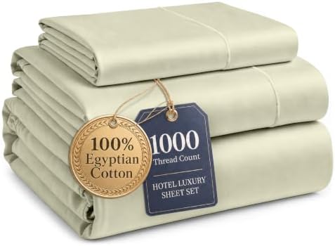 LANE LINEN Twinxl Sheets Set 1000 Thread Count 100% Egyptian Cotton by LaneLinen