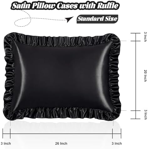 Homiest Ruffle Satin Pillowcase - Image 3