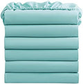 FreshCulture Twin Fitted Sheets, Bulk Pack of 6, Deep Pocket, Soft Microfiber by FreshCulture