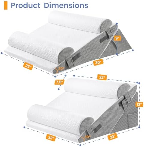 Sasttie Adjustable Wedge Pillow Set - Image 2
