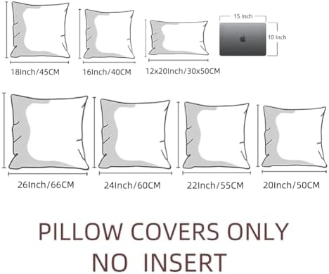 Fancy Homi 2 Packs Olive Green Euro Decorative Throw Pillow Covers 28x28 Inch - Image 6