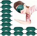 12PACK Silky Sleep Masks Satin Eye Mask Silk Eyes Cover by WJingYiJia