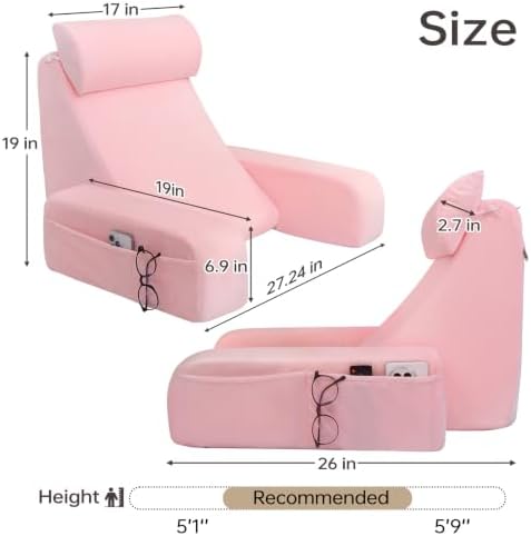 ENITYA 19" Reading Pillow for Bed - Image 6