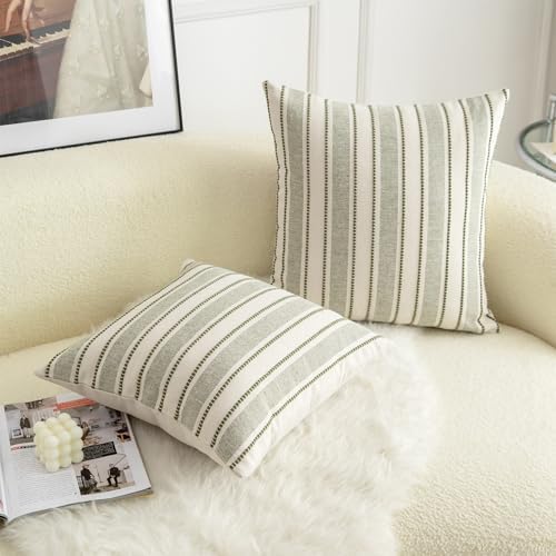 Cethom Decorative Boho Throw Pillow Covers, Farmhouse Textured Pillow Case - Image 3