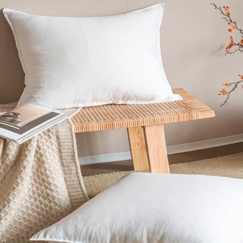 CHUFFED Linen Pillowcases 2 Pack 100% Linen Standard Pillow Cases, Breathable - Image 6