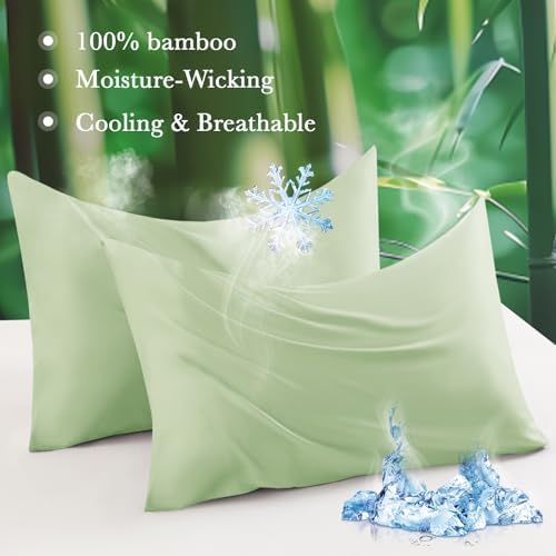 Curved Pillow Case Queen Size, Side Sleeper Pillow Cases Cover Cooling Rayon - Image 2