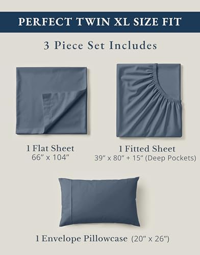 LANE LINEN Twin XL Sheets 100% Organic Cotton Cooling Soft - Image 4