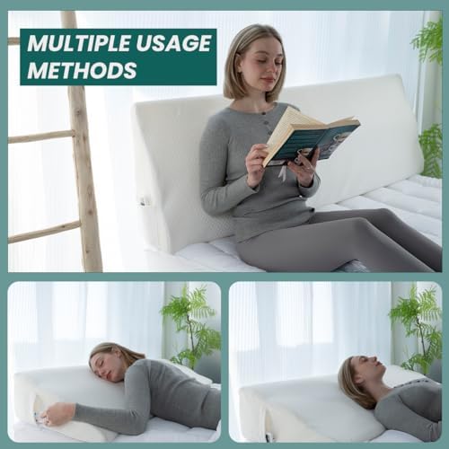Headboard Wedge Pillow High-Resilience Daybed Pillow Foam Cushion - Image 5