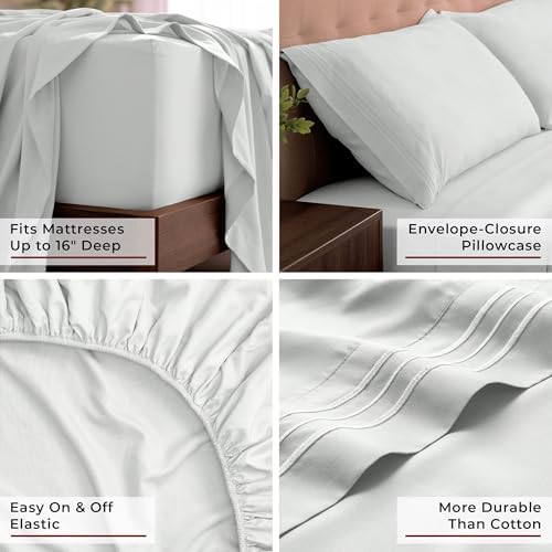 Mellanni Iconic 4-Piece, Ultra Soft Sheet Set - Image 5