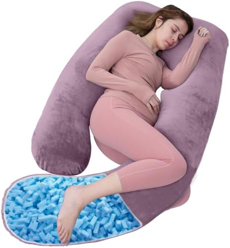 Shredded Memory Foam U Shaped Pregnancy Pillow by ASAWESLING