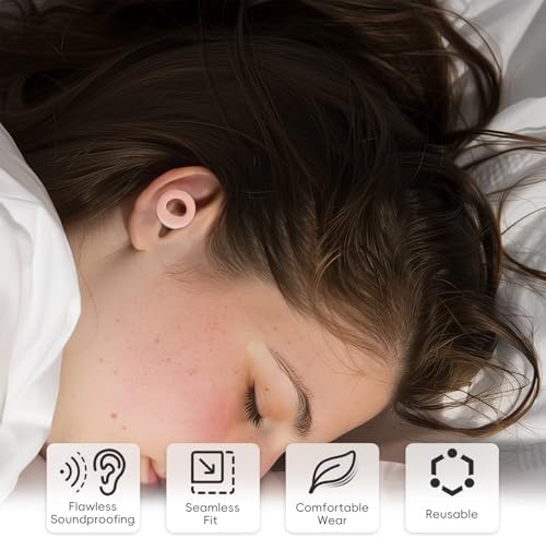 Noise Canceling Earplugs for Sleep and Concentration– New Flexible Earplugs for - Image 3