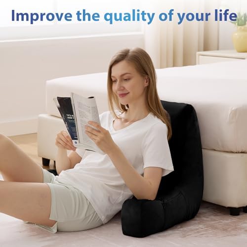 IPYNBAP Back Pillow for Bed Sitting up, Reading Pillow, 18 Inch - Image 6