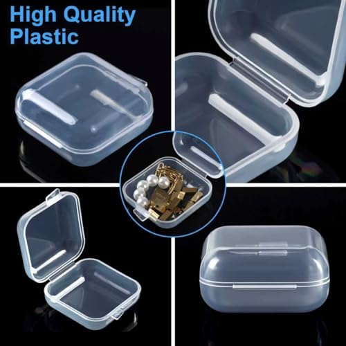 10Pcs Ear Plug Case, Mini Plastic Earplug Containers, Hinged Lids - Image 6