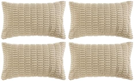 Fancy Homi 4 Packs Decorative Throw Pillow Covers by Fancy+Homi