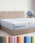 CGK Linens Extra Deep Split King Fitted Sheet Only by CGKUnlimited