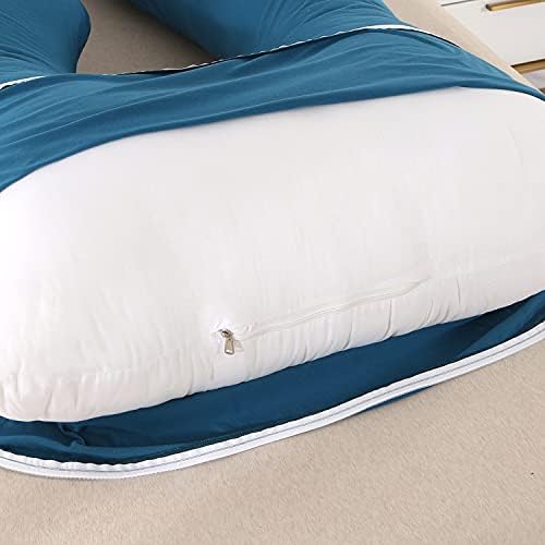 Amagoing 55 inches Pregnancy Pillow, U Shaped Maternity Full Body Pillow - Image 5