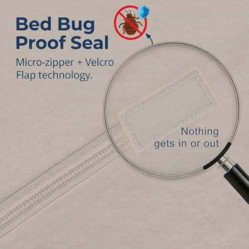 Guardmax RV Mattress Protector Zippered, Bed Bug Mattress Cover - Image 3