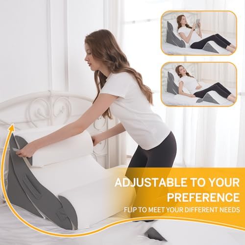 Wedge Pillow Set for After Surgery – 5PCS Orthopedic Bed Wedge Pillow Set for - Image 2