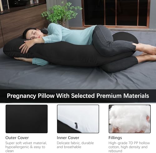 MOON PARK Pregnancy Pillows for Sleeping - Image 3