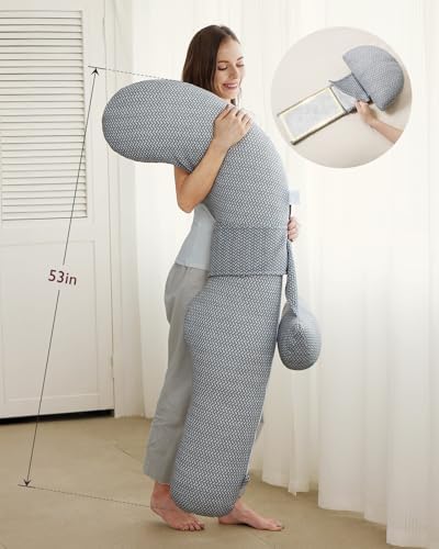Momcozy Original F Shaped Pregnancy Pillow - Image 7