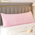 JAUXIO Fluffy Faux Fur Body Pillow Cover, 21 x 54 Inches by JAUXIO