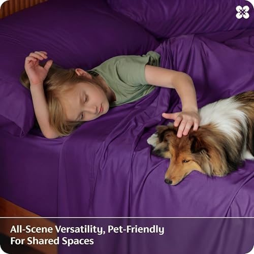 Bedsure PureWoven 100% Rayon Derived from Bamboo, Full Size Sheets - Image 6