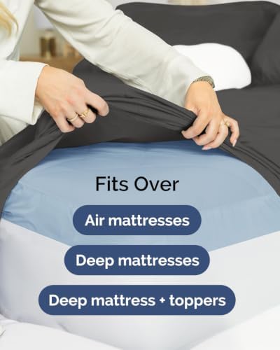 CGK Linens 2 Pack Extra Deep King Fitted Sheets - Image 7