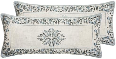 ISAENNE Designer Linen Throw Pillow Cover by Isaennehomedecoration