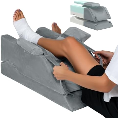 LightEase Adjustable Leg Pillow, Leg Elevation Pillows by LightEase